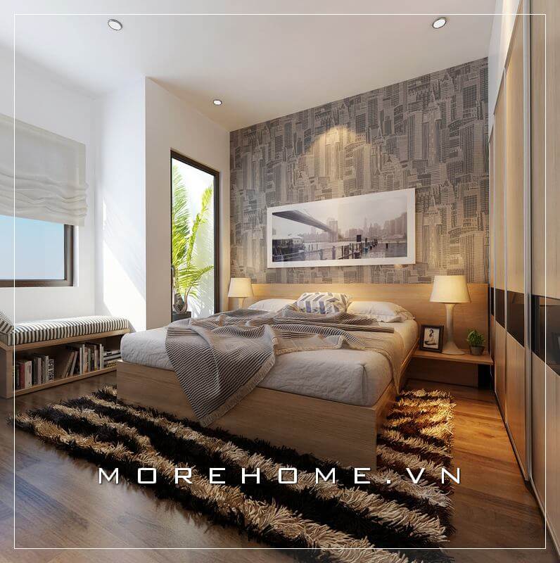 Giường ngủ chung cư hiện đại Giường ngủ chung cư hiện đại