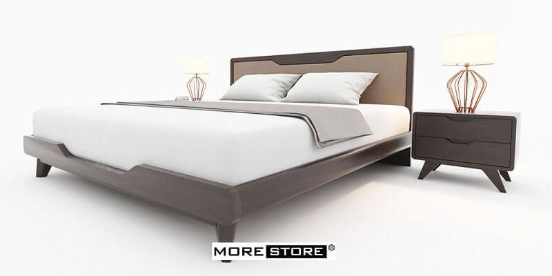 +26 Mẫu giường phòng ngủ gỗ tự nhiên đẹp cho thiết kế nhà chung cư